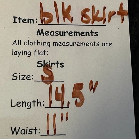 Ochirly Black Sweater Knit Circle Skirt Sz SM - Picture 5 of 6